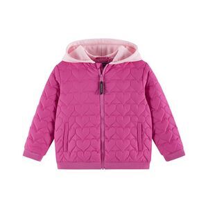 Andy & Evan Girls  Hooded Quilted Jacket, Pink